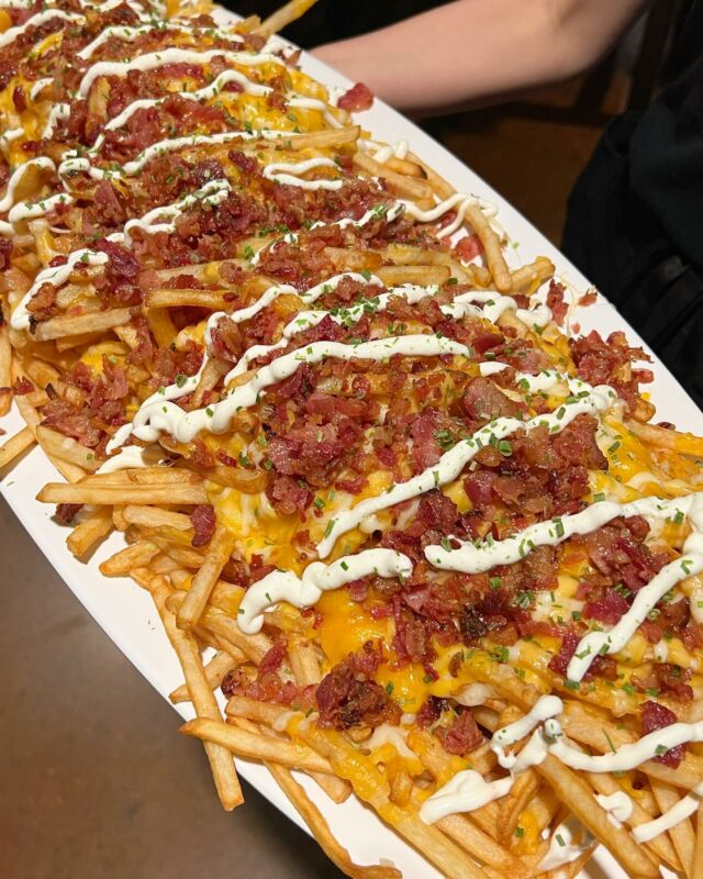 Loaded fries anyone?!Book your next party with us and impress your guests with this deliciousness!