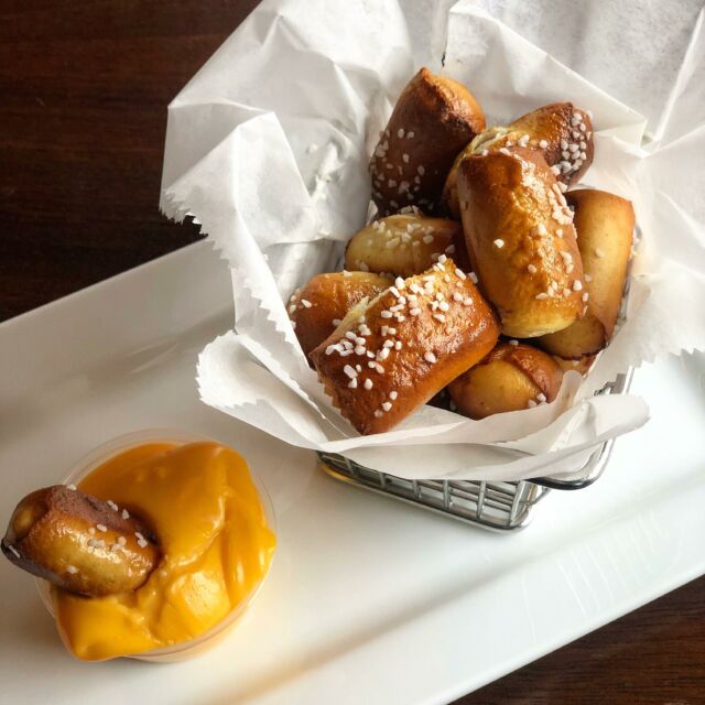 Knot your average celebration! Join us at Pinsetter Bar & Bowl for National Pretzel Day and grab $5 Pretzel Bites during Happy Hour from 4-6 PM! Get your pretzel fix with us! 🥨🎳